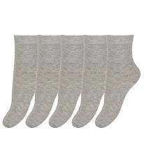 Minymo Socks - 5-Pack - Grey Melange