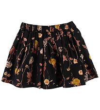 Noa Noa miniature Skirt - Black w. Flowers