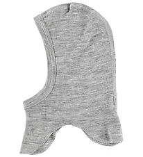 Engel Balaclava - Wool/Silk - Grey Melange