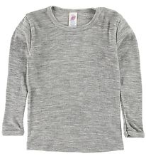 Engel Blouse - Laine/Soie - Gris Chin