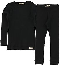 MarMar Pyjama Set - Rib - Modal - Black
