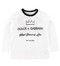 Dolce & Gabbana Pusero - Valkoinen, Printti