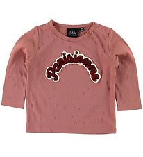 Petit by Sofie Schnoor Tröja - Mörkrosa m. Patch