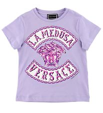 Young Versace T-Shirt - Lavendel m. Meduse