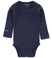 Mini A Ture Romper l/s - Ellis - Navy