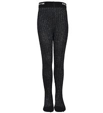 Melton Sokkabuxur - Bambus - Svart M. Glitter