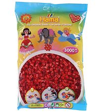 Hama Midi Perles - 3000 pces - 22 Rouge de Nol