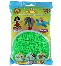 Hama Midi Beads - 3000 pcs - 37 Neon Green