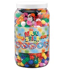 Hama Maxi Stick Pins - 650 pcs - Multicolour