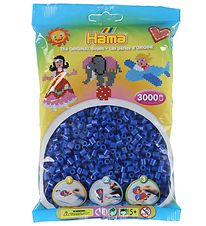 Hama Midi Beads - 3000 pcs - Blue