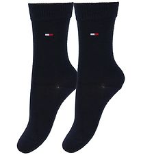 Tommy Hilfiger Chaussettes - 2 Pack - Basic - Marine