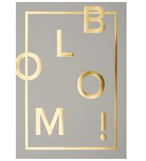 I Love My Type Poster - A3 - Bloom! - Grey