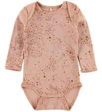 Soft Gallery Bodysuit L/S - Bob - Mini Splash - Rose
