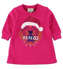 Kenzo Kleid - Pink m. Weihnachtsmtze