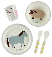 Petit Jour Paris Dinner Set - Melamine - 5 Parts - The Farm