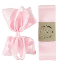 Little Wonders Baptism Ribbon w. Bow - Silk - Pink