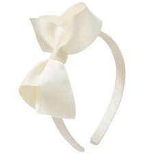 Little Wonders Hairband - Michelle - Grosgrain - Ivory