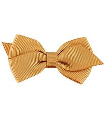 Little Wonders Bow Hair Clip - Viola - Grosgrain - Mustard