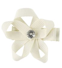 Little Wonders Hrblomma - Ingrid - 4 cm - Grosgrain - Creme