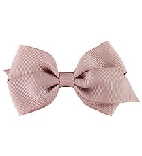 Little Wonders Bow Hair Clip - Emily - Grosgrain - Dusty Rose