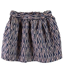 Noa Noa miniature Skirt - Dusty Blue/Rose Pattern