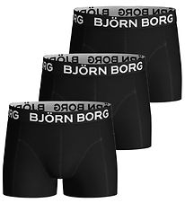 Bjrn Borg Boxershorts - 3-pack - Svart