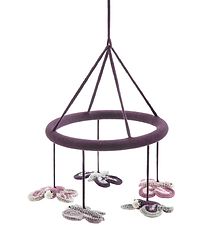 Smallstuff Mobile pour Bb - Papillons - Violet/Brillant