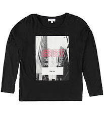 DKNY Blússa - Svart M. Myndaprentun