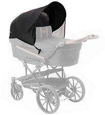 BabyDan Sólskyggni f. kerru - UV50 Protect - Svart