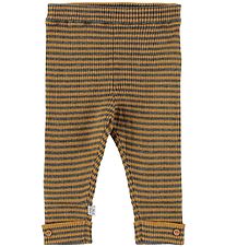 Hust and Claire Leggings - Lolly - Knit - Dark Grey/Mustard w. S