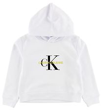 Calvin Klein Sweat  Capuche - Blanc av. Logo