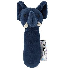NatureZoo Rattle - Elephant - Dark Blue