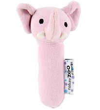 NatureZoo Rattle - Elephant - Rose