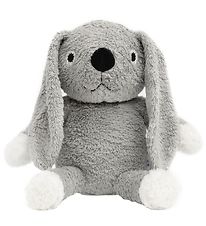 NatureZoo Knuffel - 18 cm - Fleece Teddy - Konijn - Grijs