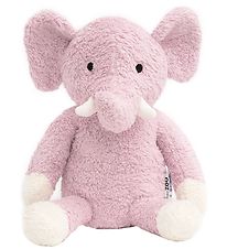 NatureZoo Pehmolelu - 30 cm - Teddyfleece - Elefantti - Vaaleanp