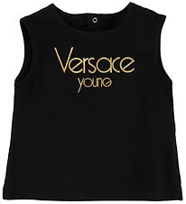 Young Versace Top - Noir av. Or