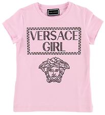 Young Versace T-paita - Vaaleanpunainen, Versace Tytt