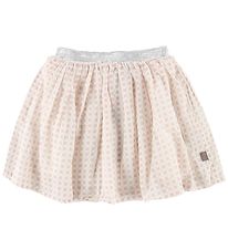 Creamie Skirt - Rose w. Squares