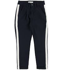 Hound Trousers - Navy/White Striped