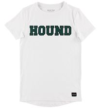 Hound T-Shirt - Wit m. Logo