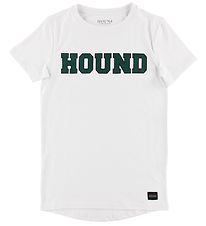 Hound T-Shirt - Blanc av. Logo