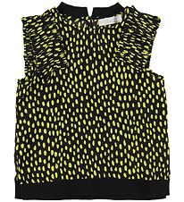 Stella McCartney Kids Efst - Svart M. Gulur Doppur/Rifflur