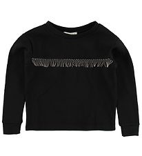 Hound Sweatshirt - Zwart m. Structuur