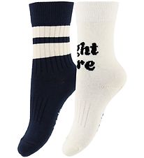Molo Socks - Norman - White/Navy