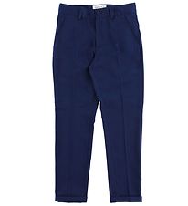 Hound Suit Trousers - Dark Blue