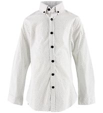 Hound Shirt - White w. Dots