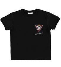 Dolce & Gabbana T-Shirt - Zwart m. Patch