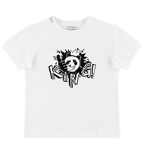 Dolce & Gabbana Stuttermabolur - Hvít M. Panda