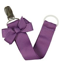 By Stær Pacifier Clip - Armethyst w. Bow