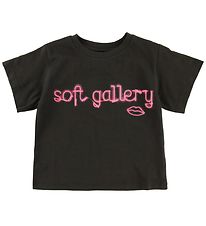 Soft Gallery T-Shirt - Dominique - Neon lips